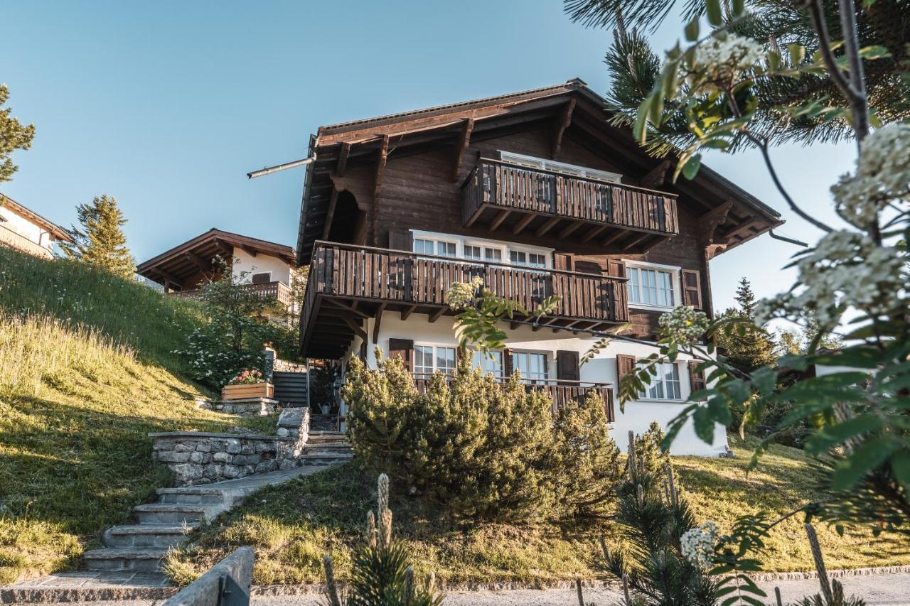 Chalet Sunna Hoeckli - Pistennah Und Ruhig Mit Panoramablick Apartment Arosa Luaran gambar